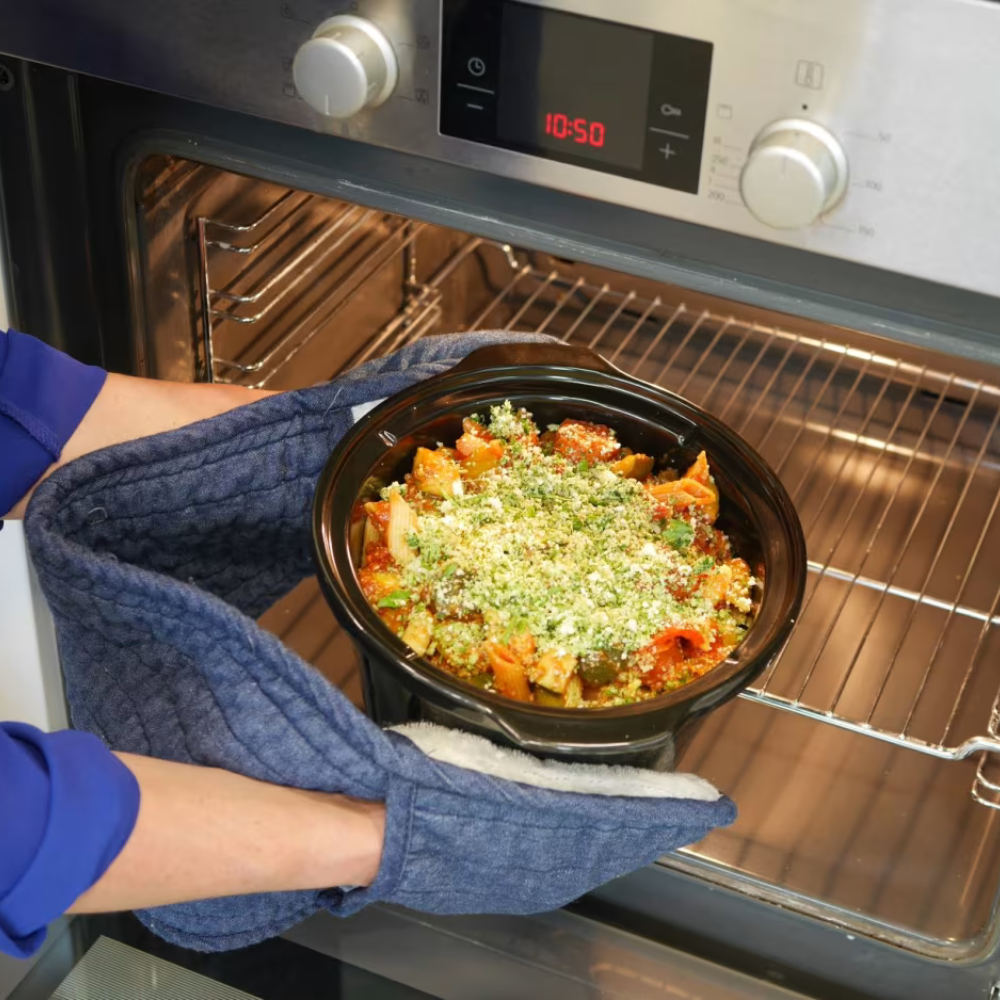 Nồi nấu chậm Crock Pot màu đen 2,4lit