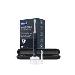 Bàn chải điện cao cấp ORAL-B Pulsonic Slim Luxe 4500 kèm hộp đựng du lịch màu đen