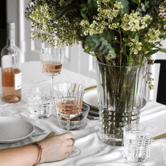 Set 6 ly vang đỏ Macassar 350ml