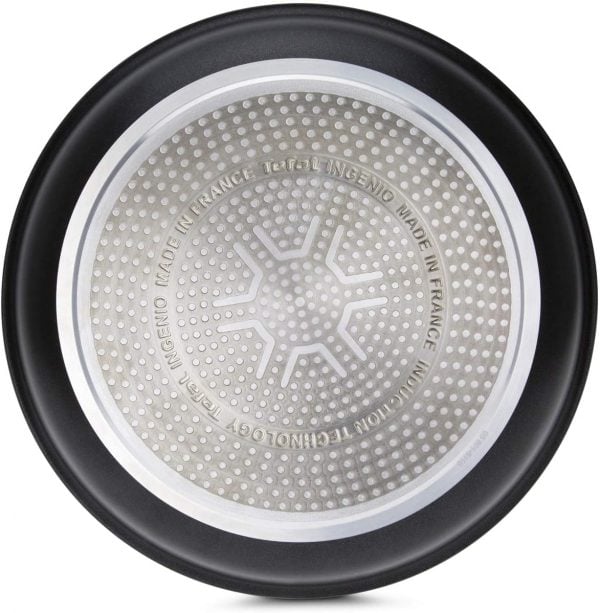 Bộ chảo Tefal 22 + 26 cm màu đen cán rời L65091
