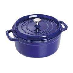 Nồi tròn STAUB Cocotte D-BL 22cm màu xanh tím than