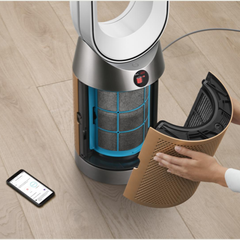Quạt không cánh kèm lọc không khí DYSON Pure Cool Link TP09 màu xám niken