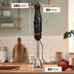 Máy xay cầm tay Bosch Series 4 ErgoMaster 1000W MSM4B6V2 màu đen kèm hút chân không