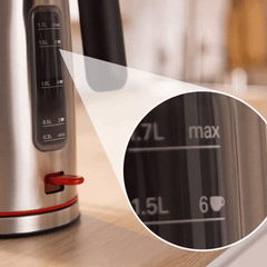 Ấm siêu tốc Bosch TWK6M480 màu inox