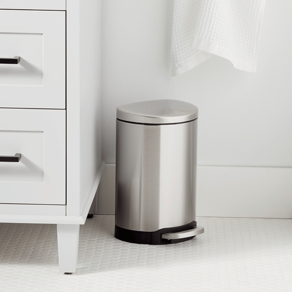 Thùng rác bán nguyệt Simplehuman 6L nội địa Đức cao cấp