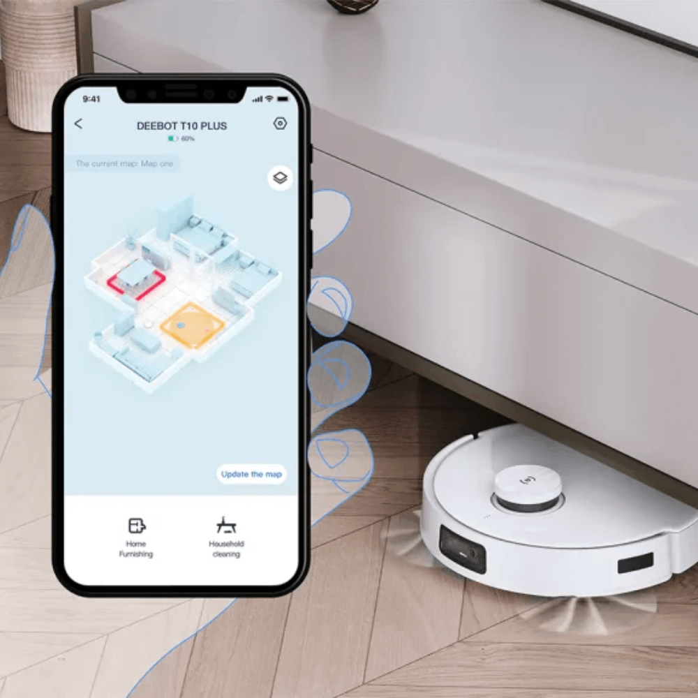 Robot hút bụi lau nhà Ecovacs Deebot Ozmo T10
