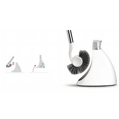 Cọ toilet Simplehuman màu trắng