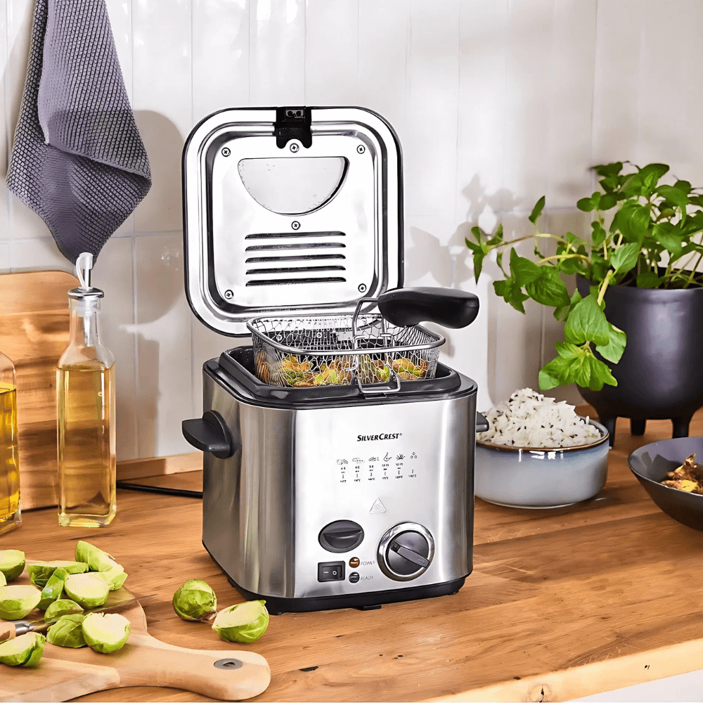 Nồi chiên ngập dầu mini Silvercrest SFM 840B1