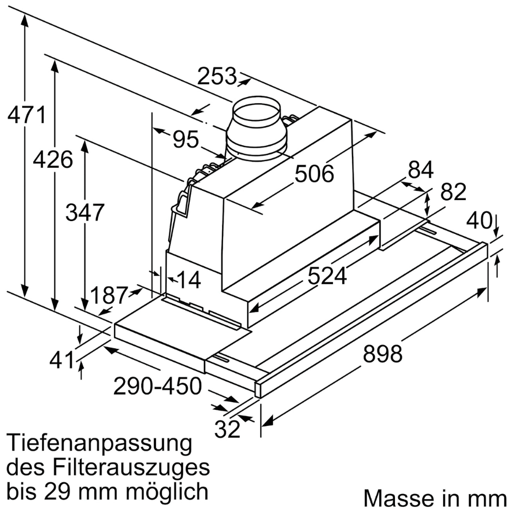 Máy hút mùi BOSCH DFS097K51 serie 8