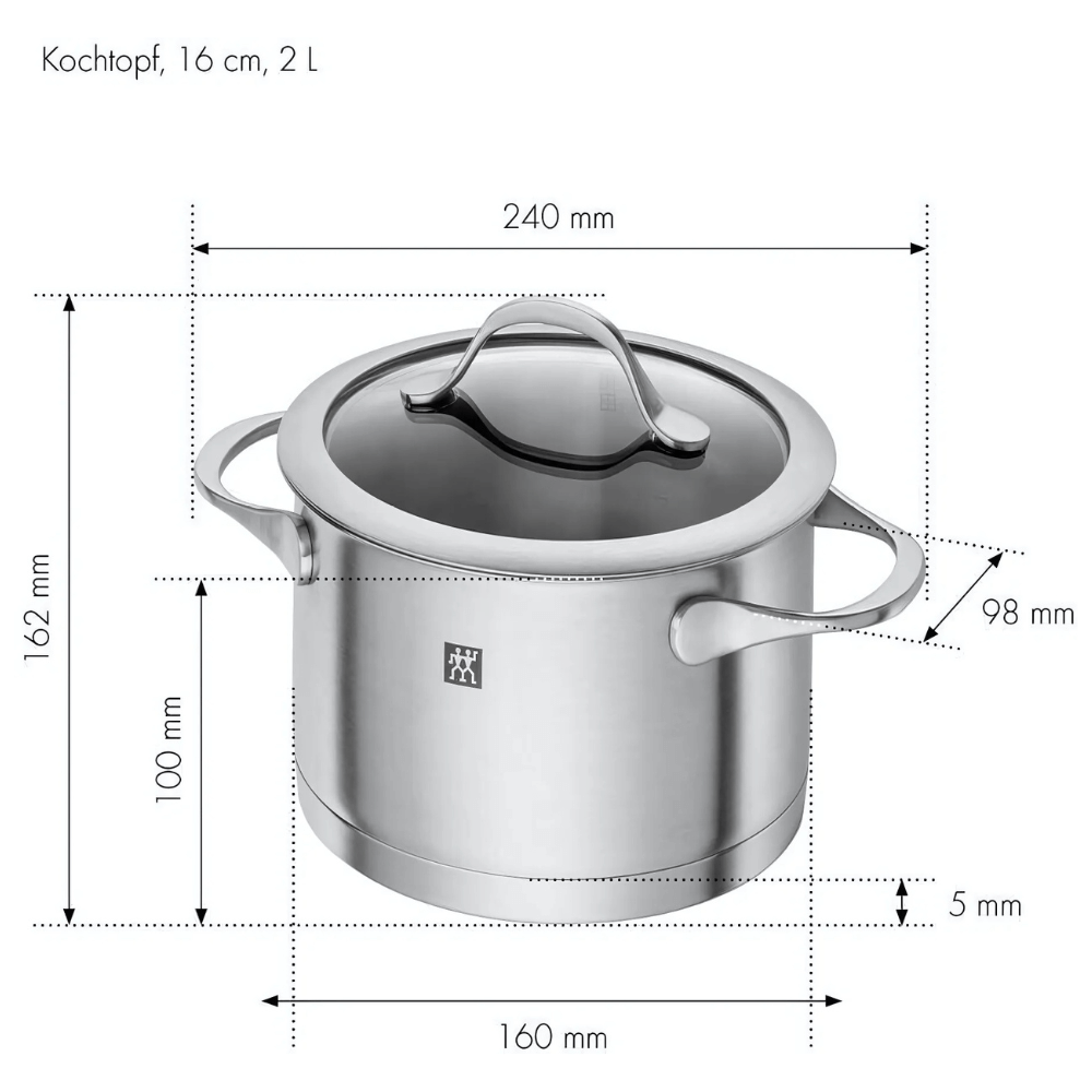 Bộ nồi ZWILLING Essence 4 món kèm quánh