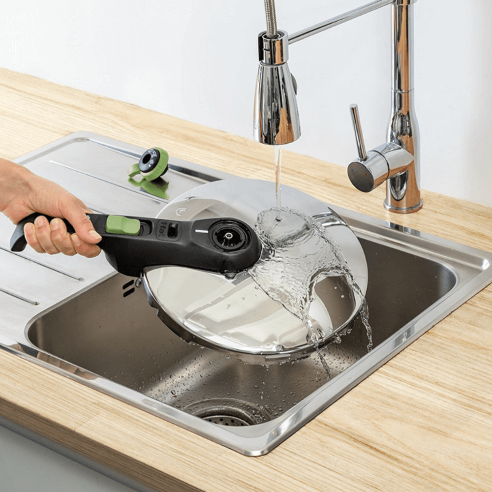Nồi áp suất TEFAL Secure Trendy có khay hấp 6L