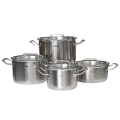 Bộ nồi Fissler Profi set 4 món vung inox made in Germany
