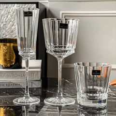 Set 6 ly vang đỏ Macassar 350ml