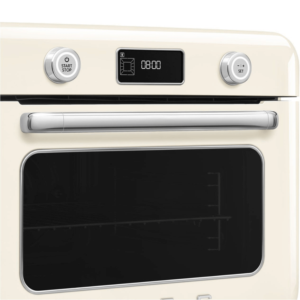 Lò nướng kèm hấp SMEG COF01CREU màu kem