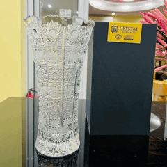 Lọ hoa pha lê mài Bohemia M57 30cm