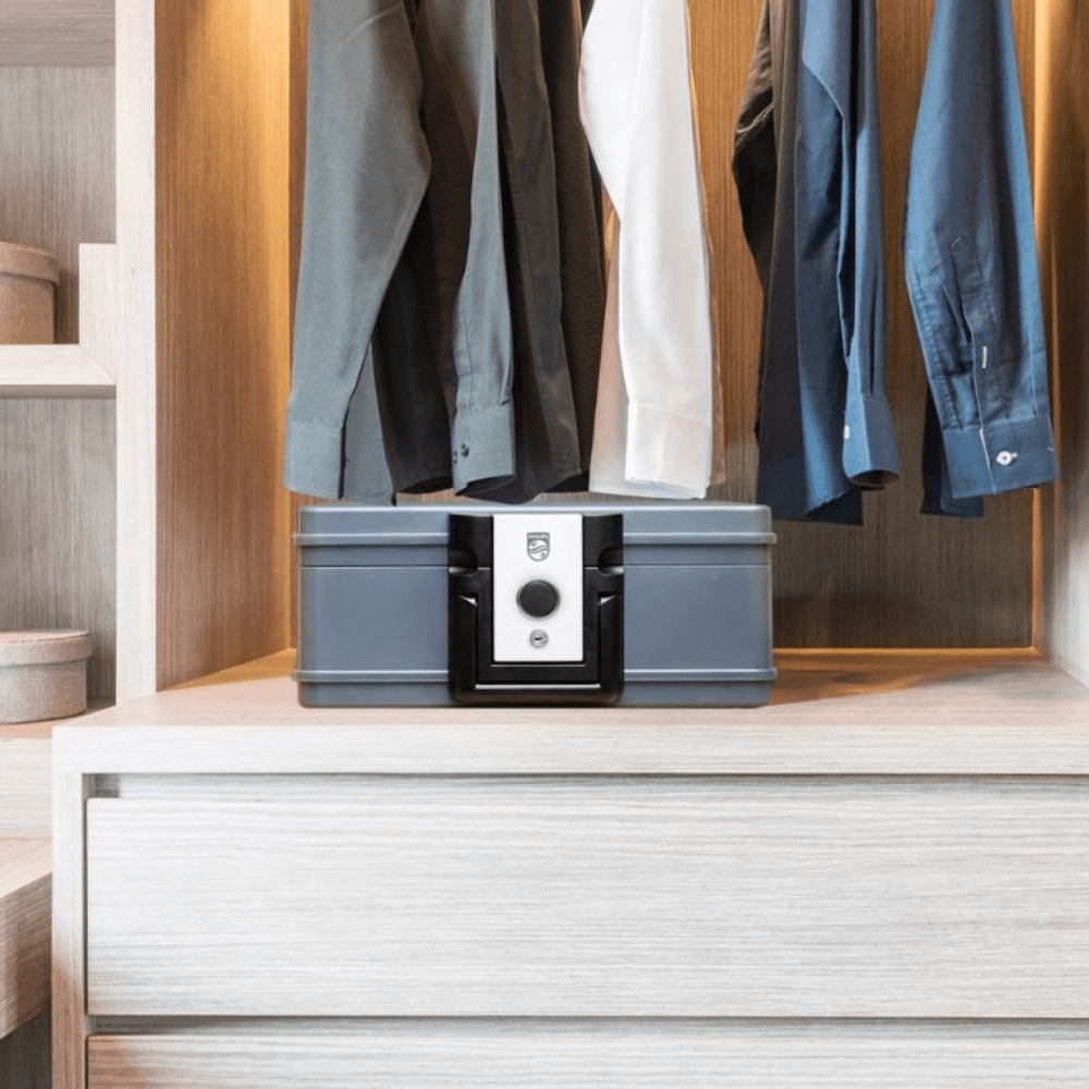Valy chống cháy Philips SBX001-1M4 8,48 Kg màu xanh xám