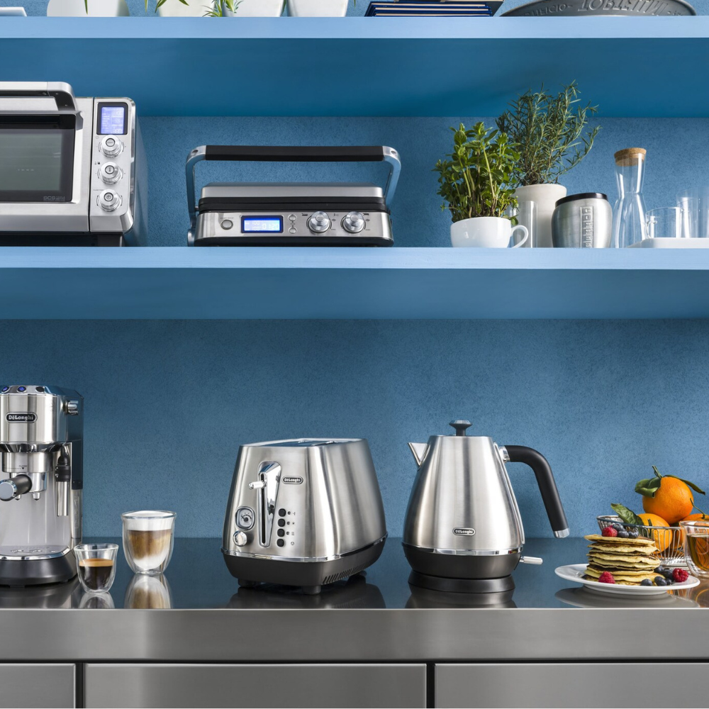 Ấm siêu tốc De'Longhi Distinta X 1,7L màu inox