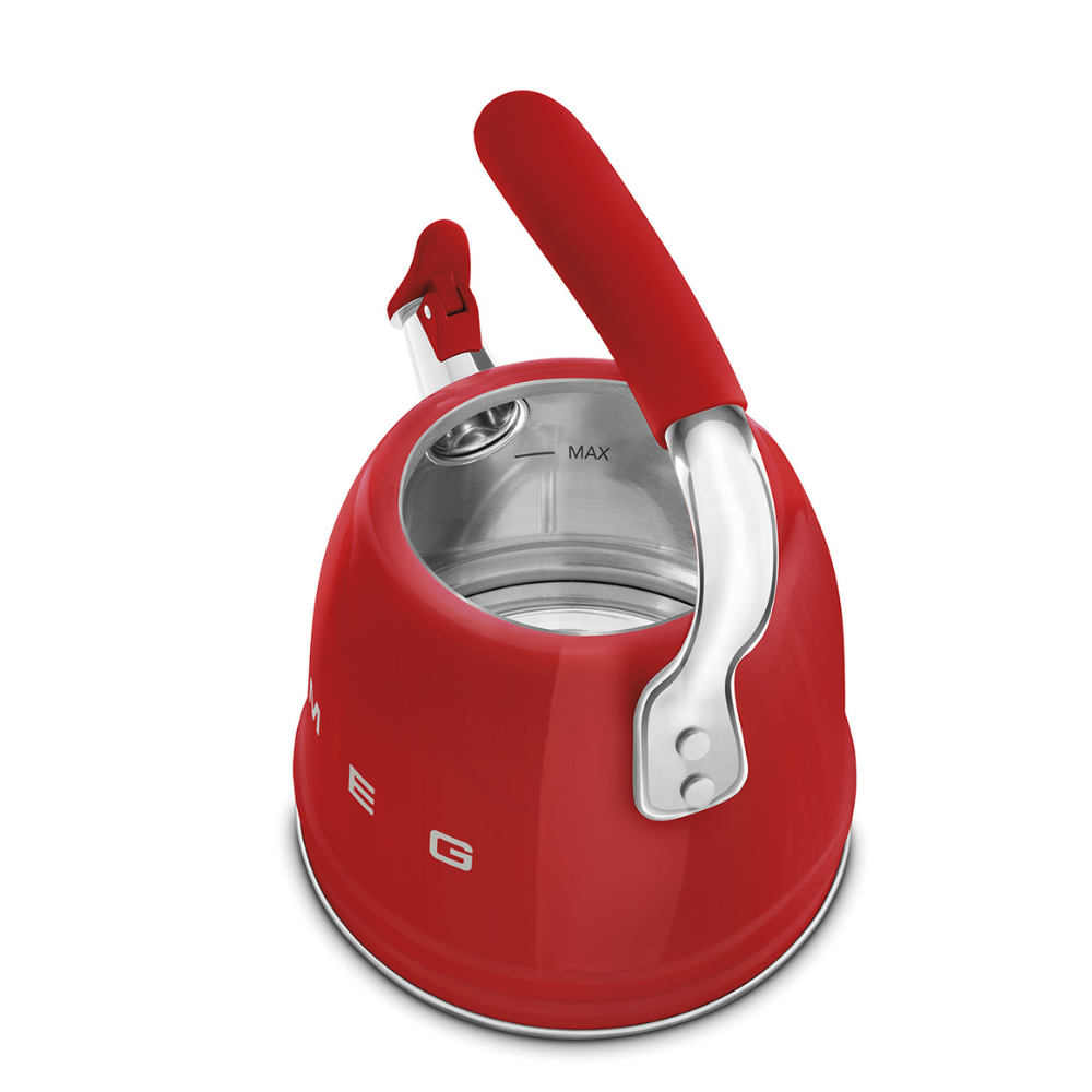 Ấm đun từ thổi sáo SMEG CKLW2001RD màu đỏ