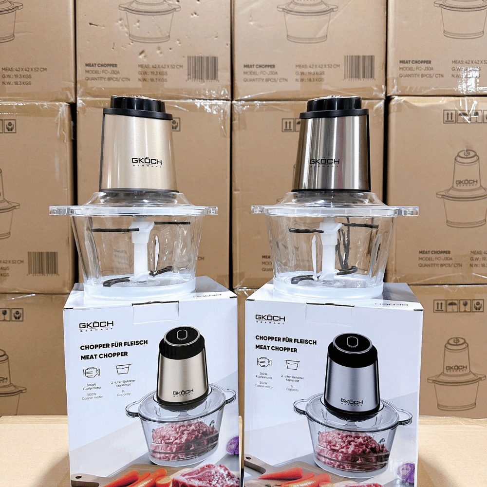 Máy xay thịt Gold GKÖCH 500W màu vàng