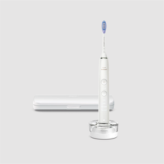 Bàn chải điện Philips Sonicare DiamondClean 9000 Smart HX9911/73 màu trắng kèm hộp đựng du lịch