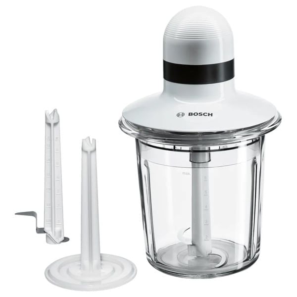 Máy xay thịt mini BOSCH MMR15A1 màu trắng
