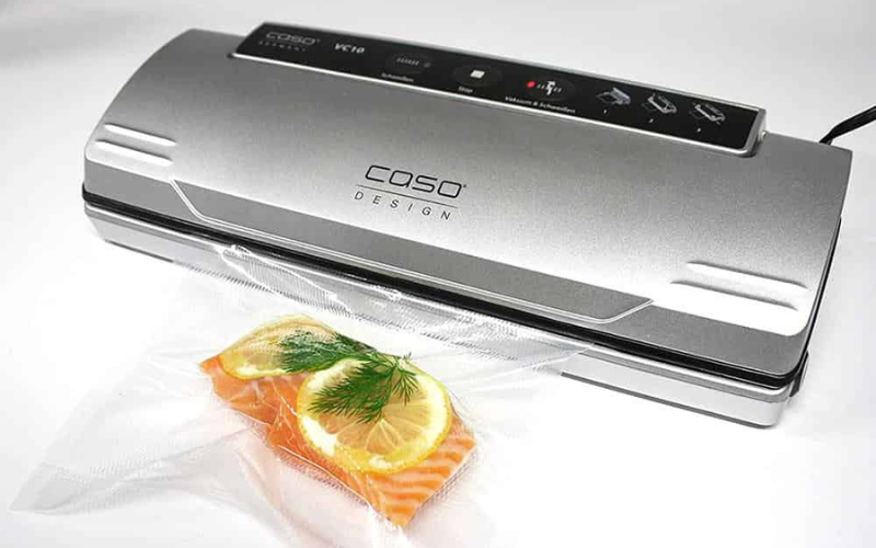 Máy hút chân không CASO VC10 màu inox