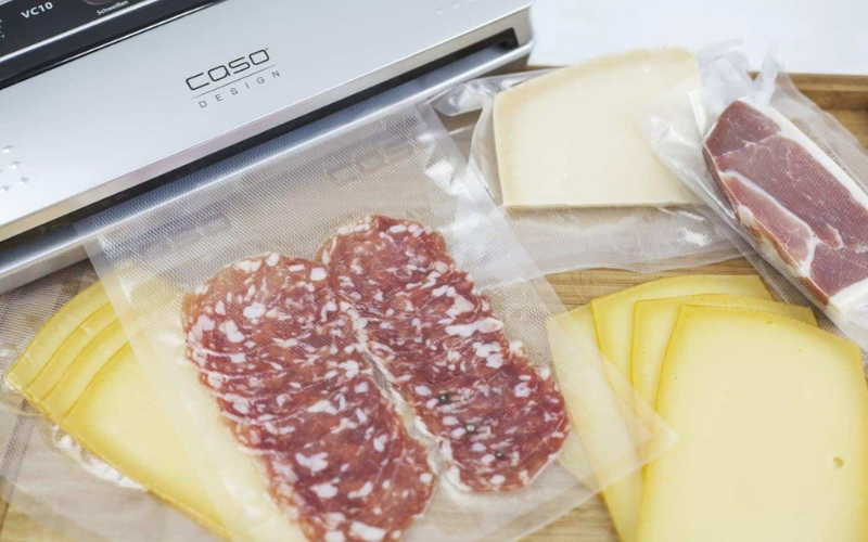 Máy hút chân không CASO VC10 màu inox