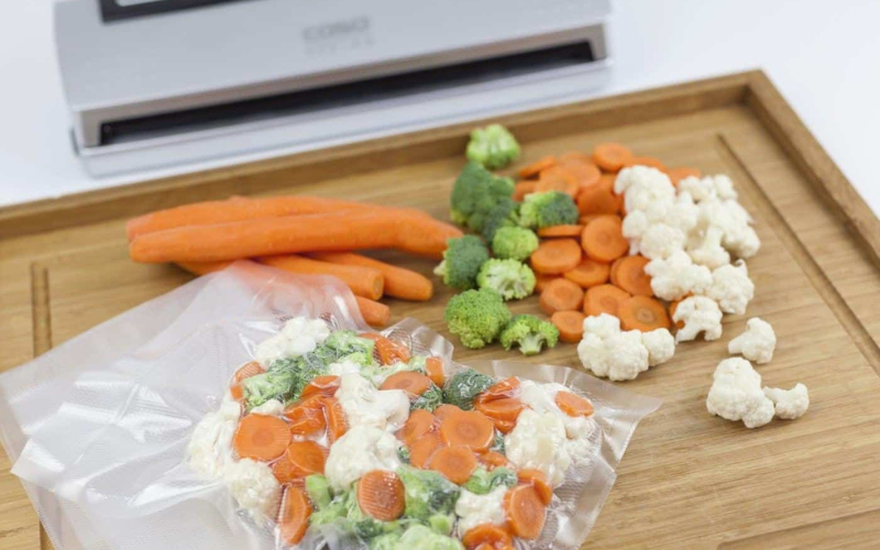 Máy hút chân không CASO VC10 màu inox