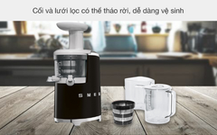 Máy ép chậm SMEG SJF01BLEU màu đen nội địa Đức