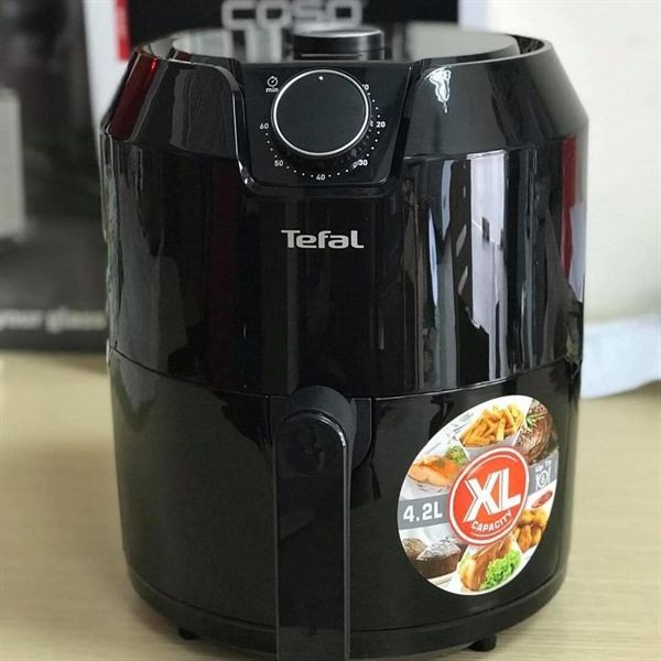 Nồi chiên không dầu TEFAL EY2018 XL màu đen