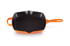 Chảo gang nướng Le Creuset hình vuông 26cm màu cam