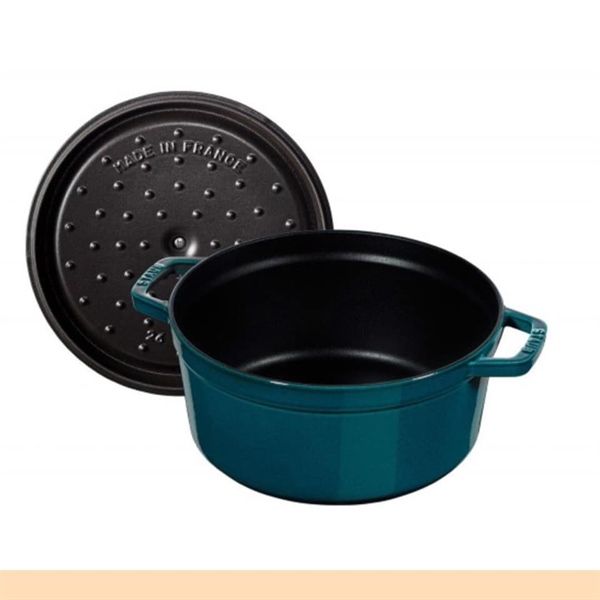 Nồi tròn STAUB Cocotte 20cm xanh cổ vịt