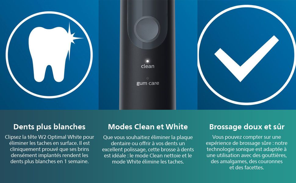 Bàn chải điện Philips Sonicare 4500 HX6830/53 màu đen kèm hộp đựng du lịch