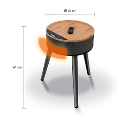 Quạt sưởi gốm kiêm bàn Decor UNOLD Henry 86545