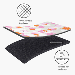 Bàn để ủi đồ chân cao có móc treo cửa Joseph Joseph Glide Compact (Peach Blossom) 50027