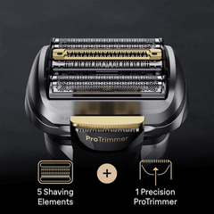Máy cạo râu Braun Series 9 Pro+ 9569cc made in Germany (màu vàng Gold)