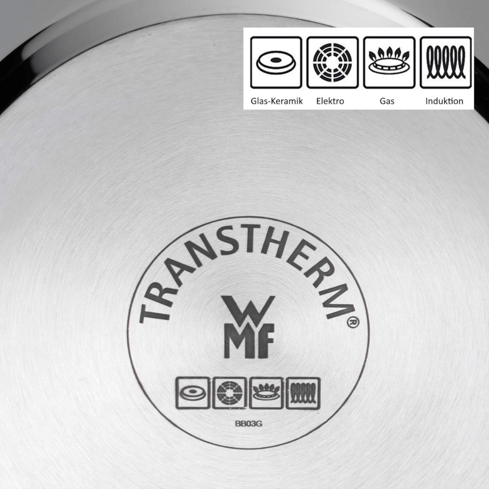 Bộ nồi WMF Diadem Plus 4 món kèm chảo thép WMF 24cm