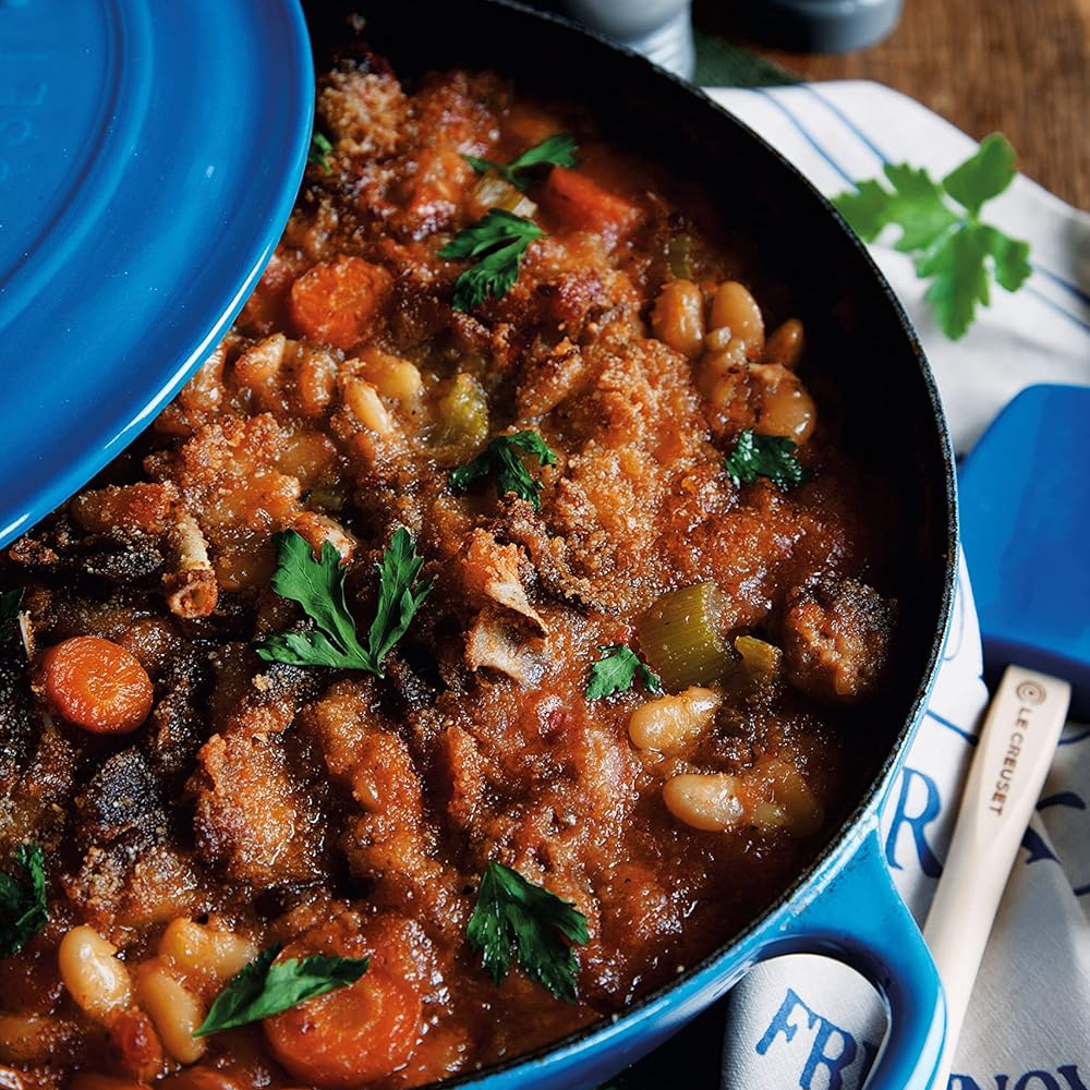 Nồi sâu lòng Le Creuset La Marmite 26cm màu xanh nước biển marseille