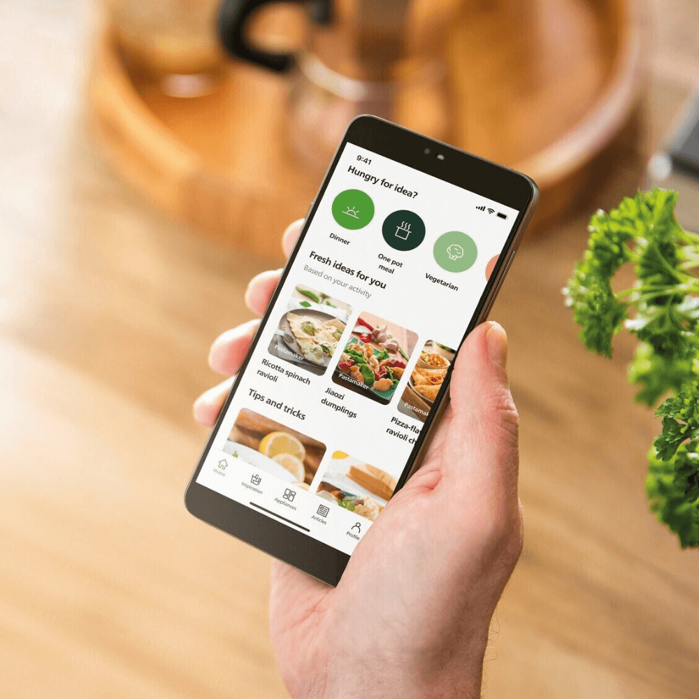 Máy làm mì bún Philips HR2660/00 serie 7000 màu trắng