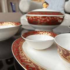 Bộ đồ ăn hoa dây đỏ KV 41 món SPEDONA