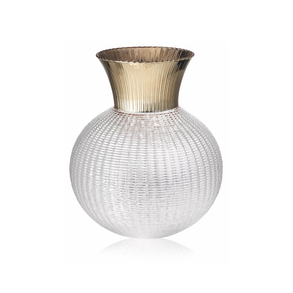 Lọ hoa Ophelia mạ vàng 30cm IVV