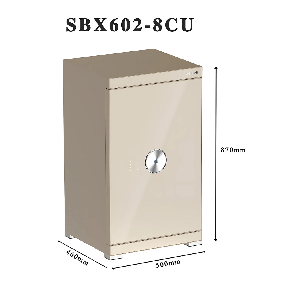 Két sắt Philips SBX602-8CU 131 Kg màu vàng champagne