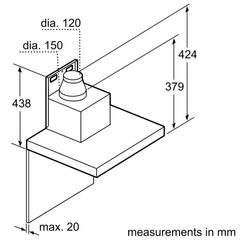 Máy hút mùi BOSCH DWB77CM50 - 70cm serie 6
