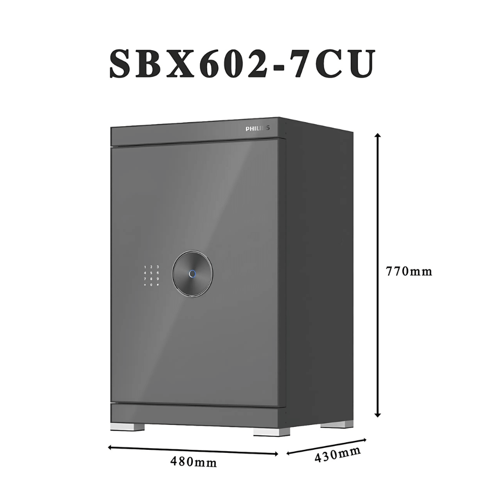 Két sắt Philips SBX602-7CU 113 Kg màu xám