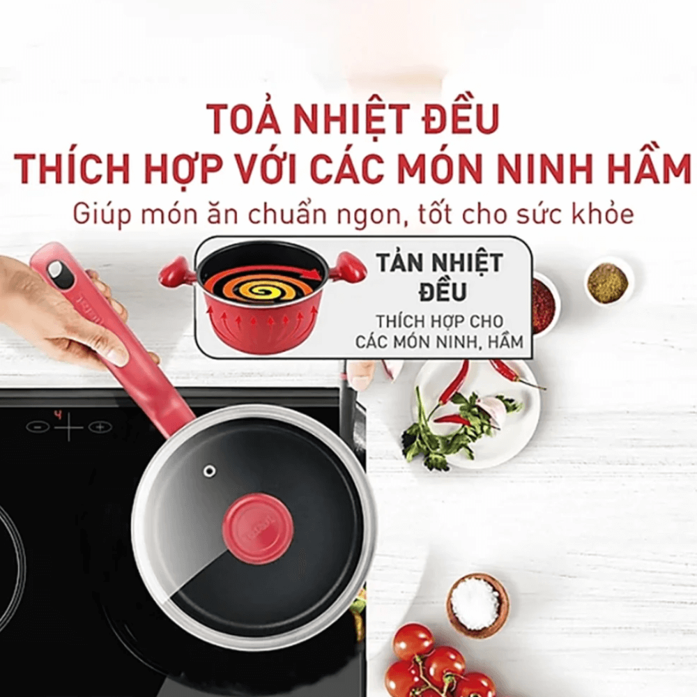 Quánh chống dính TEFAL So Chef G1352395 18cm