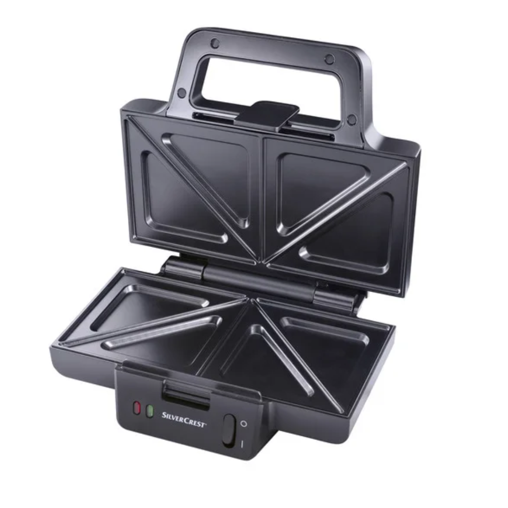 Máy nướng bánh mì sandwich Silvercrest XXL SSWM 900W màu đen