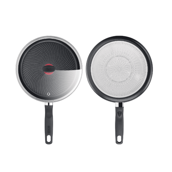Chảo rán thành cao TEFAL Inicio 24cm có vung kính