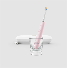 Bàn chải điện Philips Sonicare DiamondClean 9000 Smart HX9914/76 màu hồng kèm hộp đựng du lịch
