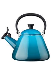 Ấm đun trên bếp từ Le Creuset Kone 1,6L màu xanh cổ vịt deep teal