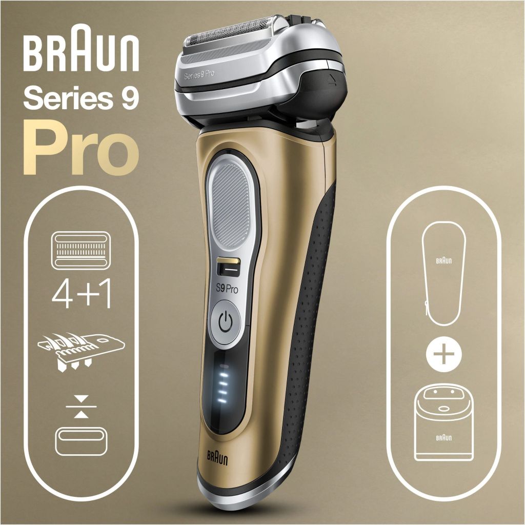 Máy cạo râu Braun Series 9 Pro 9469cc made in Germany (màu vàng Gold) - bản giới hạn